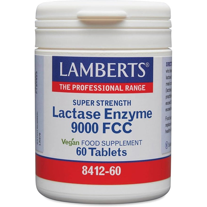 Lamberts Lactase  Enz  9000Fcc  TBb 60 Cplt Digestive Support Supplements