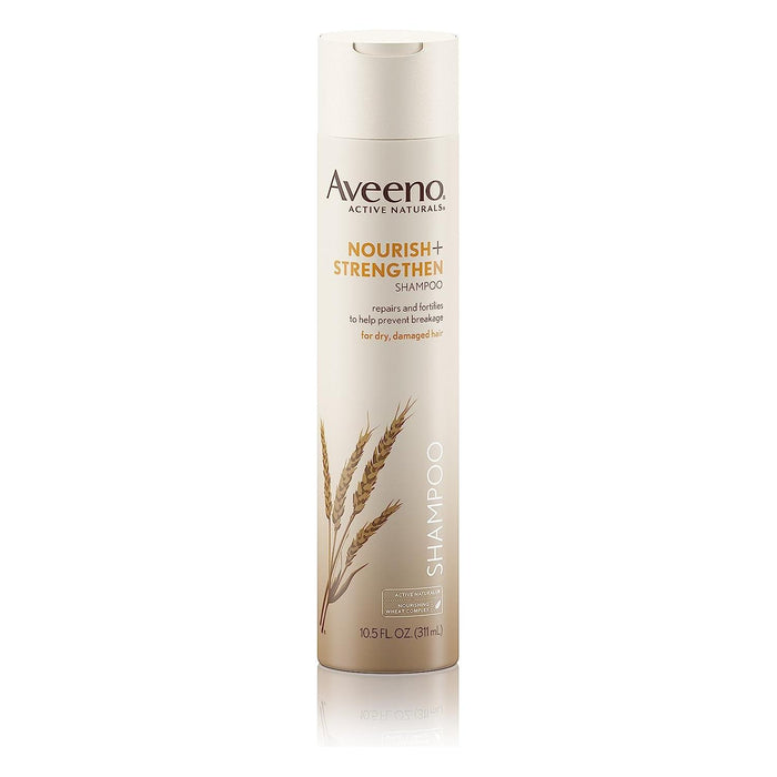 Aveeno Active Naturals Nourish + Strengthen Shampoo, 10.5 fl oz