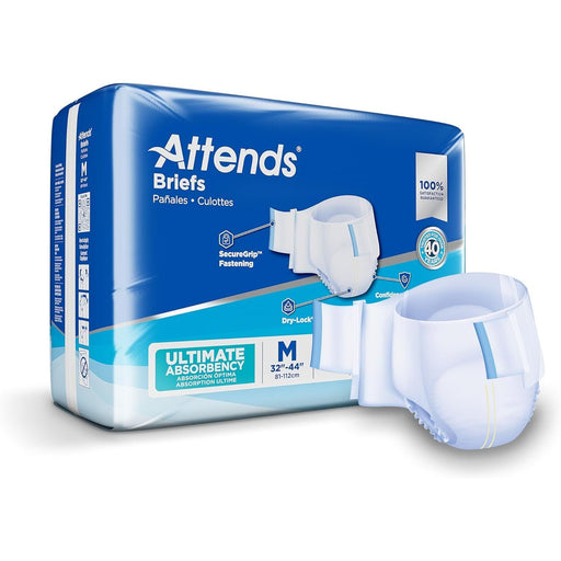 Attends Attends Adult Disposable SmartCool® Briefs, Medium, 32"-44" 22x Health Care