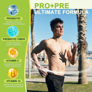 Nature Target Probiotics with Prebiotic Fiber, 60 Billion CFUs, 120 Capsules Dietary Fiber