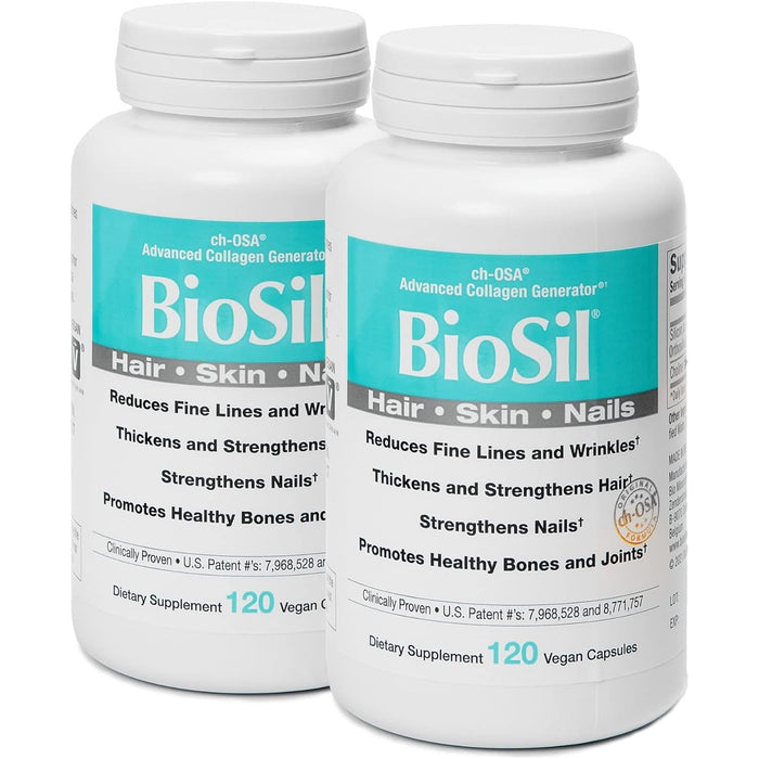 BioSil Hair, Skin & Nails 120 veg capsules