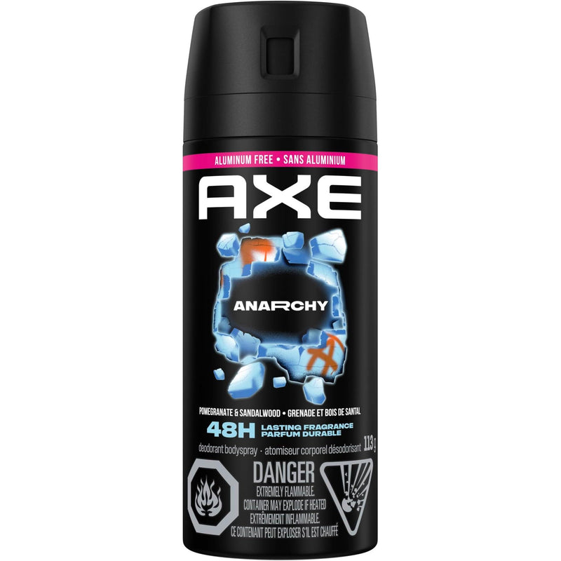 AXE AXE Anarchy For Him 48 HRS Non Stop Fresh Deodorant Body Spray Deodorant & Anti-Perspirant Black