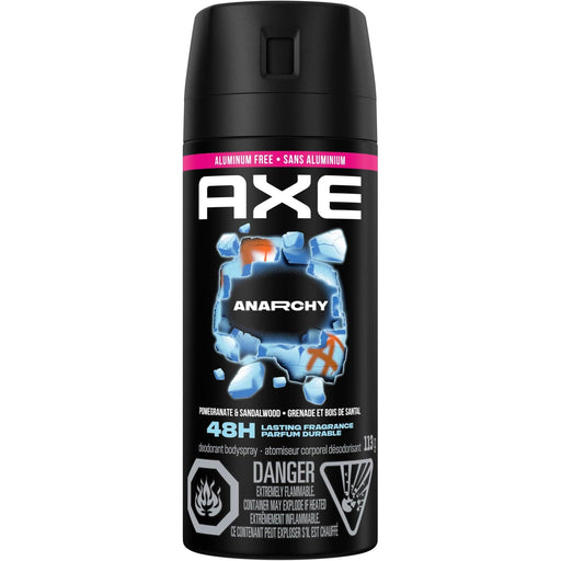 AXE AXE Anarchy For Him 48 HRS Non Stop Fresh Deodorant Body Spray Deodorant & Anti-Perspirant Black