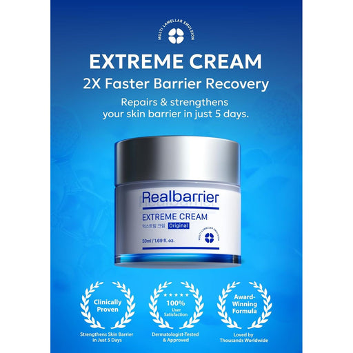 AsiaBeautyMall Realbarrier Extreme Cream Moisturizer Dodger Blue