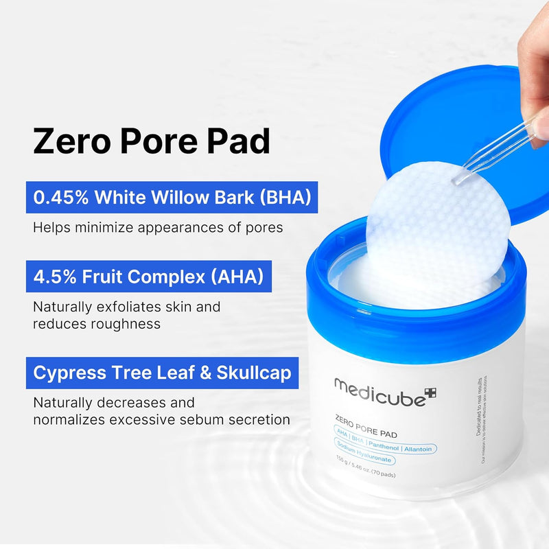 AsiaBeautyMall Medicube Zero Pore Pad 2.0 Toner Lotion