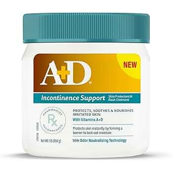 A+D A+D Incontinence Support Skin Protectant & Rash Ointment, 16 oz Lotion & Moisturizer