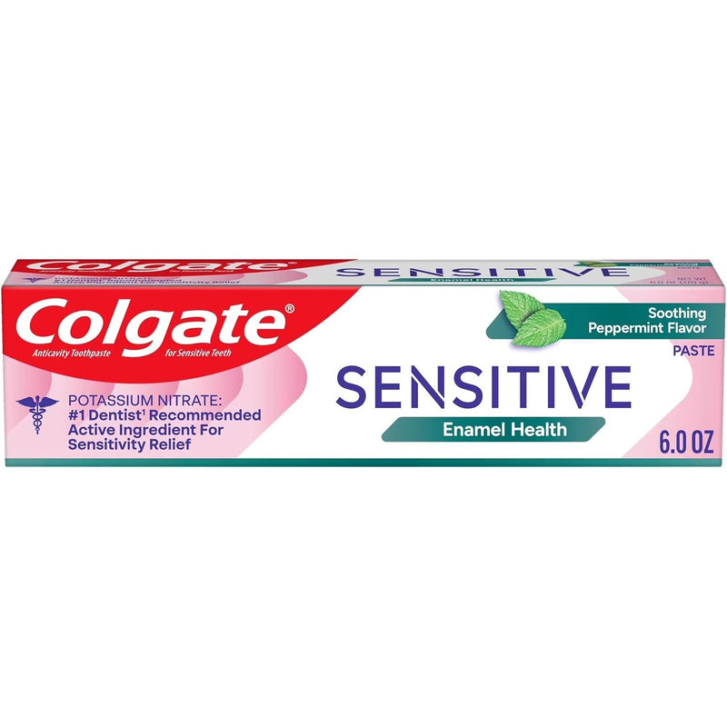 Colgate Colgate® 5% - 0.24% Sensitive Enamel Health Soothing Peppermint Toothpaste, 6 oz Toothpaste White Smoke