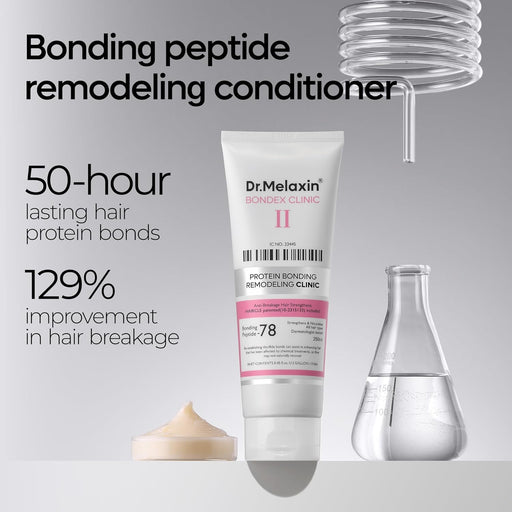 AsiaBeautyMall Dr. Melaxin Bondex Clinic II Protein Binding Remodeling Clinic Treatment Conditioner