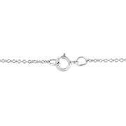 Bids.com .925 Sterling Silver Prong-Set Diamond Accent Starfish 18" Pendant Necklace (I-J Color, I1-I2 Clarity) Necklaces