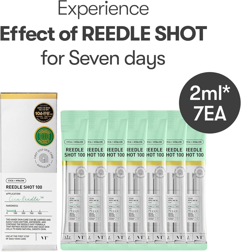 AsiaBeautyMall VT Reedle Shot 100 Stick Pouch Serum White Smoke