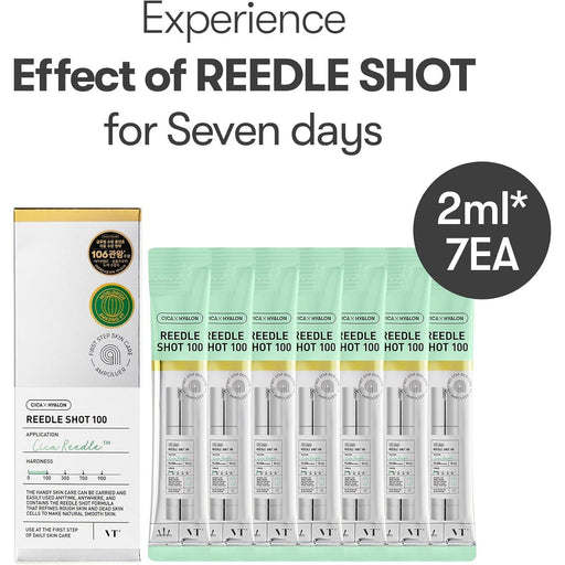 AsiaBeautyMall VT Reedle Shot 100 Stick Pouch Serum White Smoke