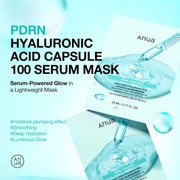 AsiaBeautyMall ANUA PDRN Hyaluronic Acid Capsule 100 Serum Mask Face Mask