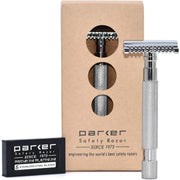 Parker Parker 68S Stainless Steel Handle Open Comb Head Safety Razor Safety Razor