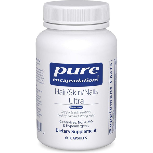 Pure Encapsulations Pure Encapsulations Hair/Skin/Nails Ultra – Advanced Beauty Supplement with Biotin & Collagen - 60 Capsules Vitamins & Supplements