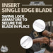 The Shave Factory Straight Edge Razor Kit (Black / 300 Derby Professional Single Edge Razor Blades)
