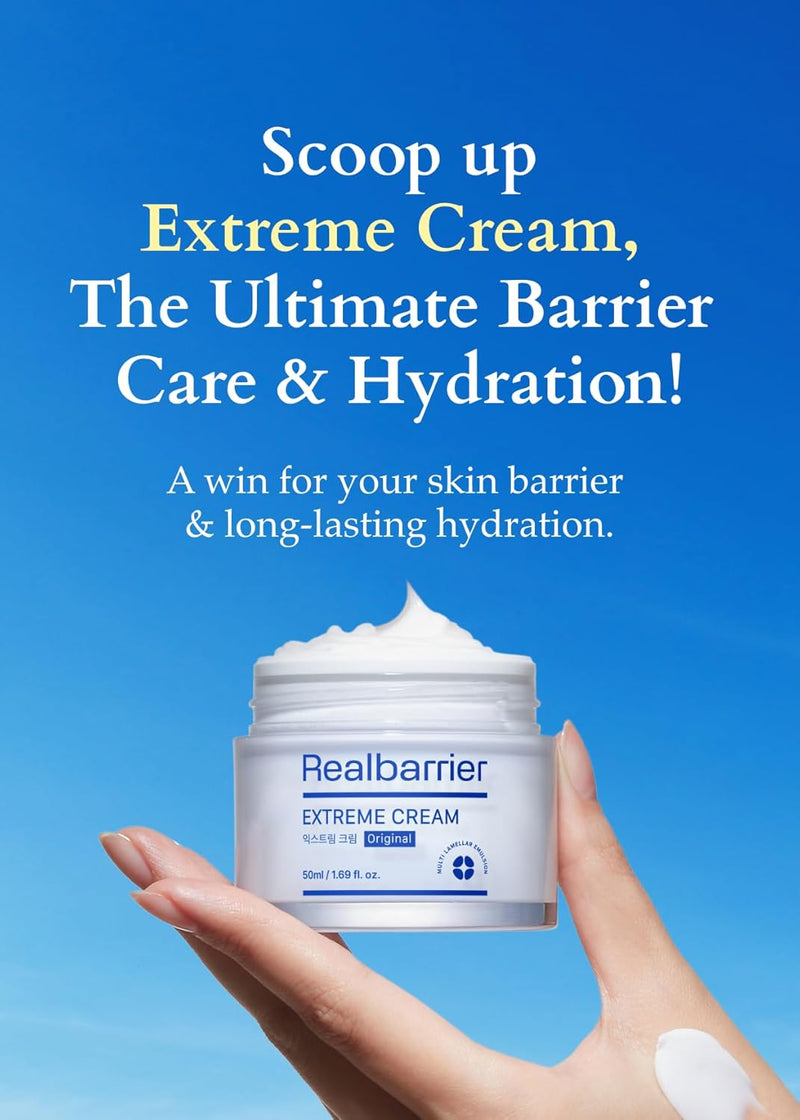 AsiaBeautyMall Realbarrier Extreme Cream Moisturizer Royal Blue