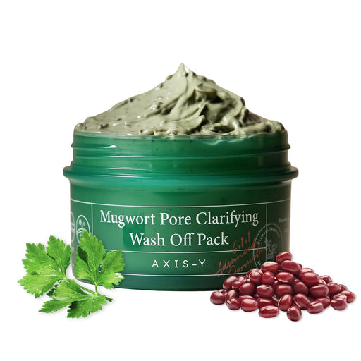 AsiaBeautyMall AXIS-Y Mugwort Pore Clarifying Wash Off Pack Face Mask White Smoke