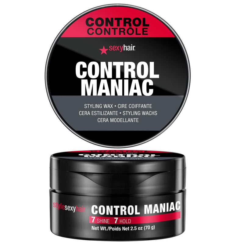 VIP Extensions Sexy Hair Style Sexy Hair Control Maniac Wax 2.5 oz Pomade White Smoke