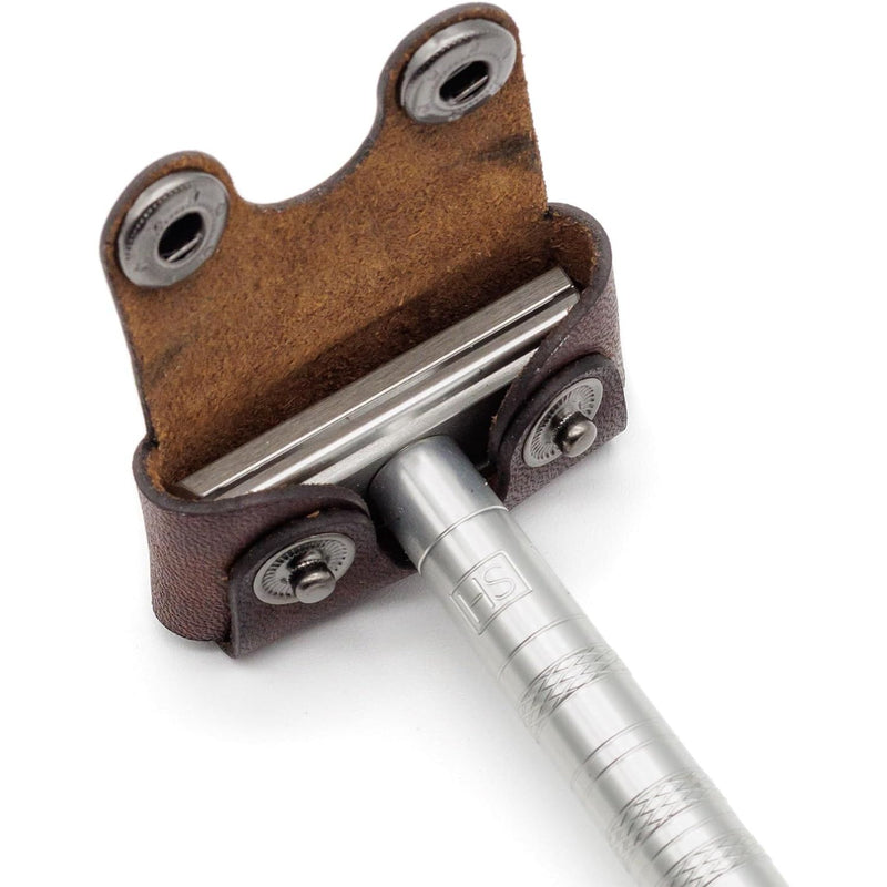 Henson Henson Brown Leather The Henson Razor Head Cover Razor Head Cover
