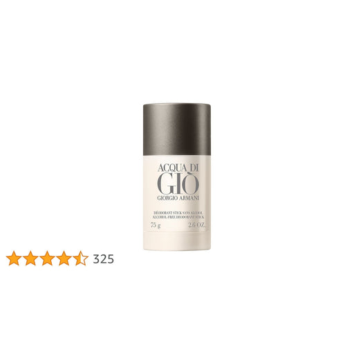 giorgio armani Acqua DI GIO Deodorant Stick for Men 2.6oz Alcohol Free by Giorgio Armani Deodorant