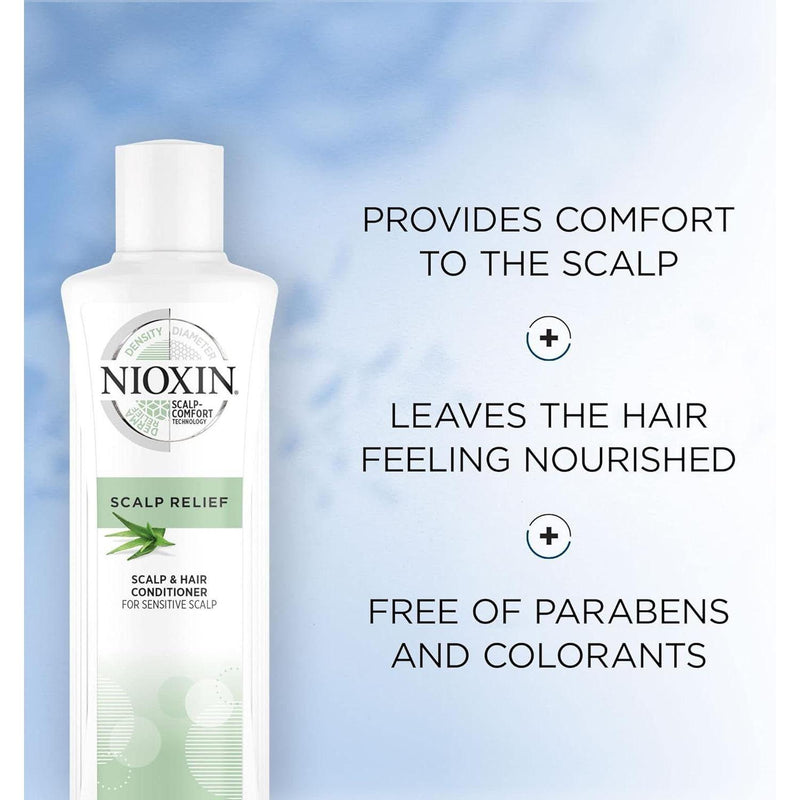 Nioxin Nioxin Scalp Relief Cleanser Conditioner for Sensitive Dry and Itchy Scalp 6.7 Oz Hair Conditioner