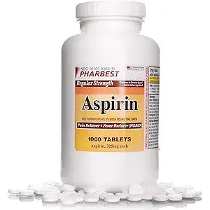 Pharbest Aspirin  Tabs 325Mg Phb 1000 Medicine & Drugs