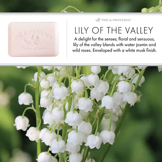 Pre De Provence Lily Of The Valley Shea Butter Enriched Vegetable Soap 150g