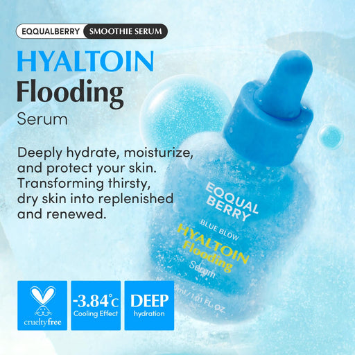 AsiaBeautyMall EQQUALBERRY Hyaltoin Flooding Serum Serum Light Cyan