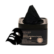 AsiaBeautyMall Mary & May Premium Idebenone Blackberry Complex Essence Mask Face Mask