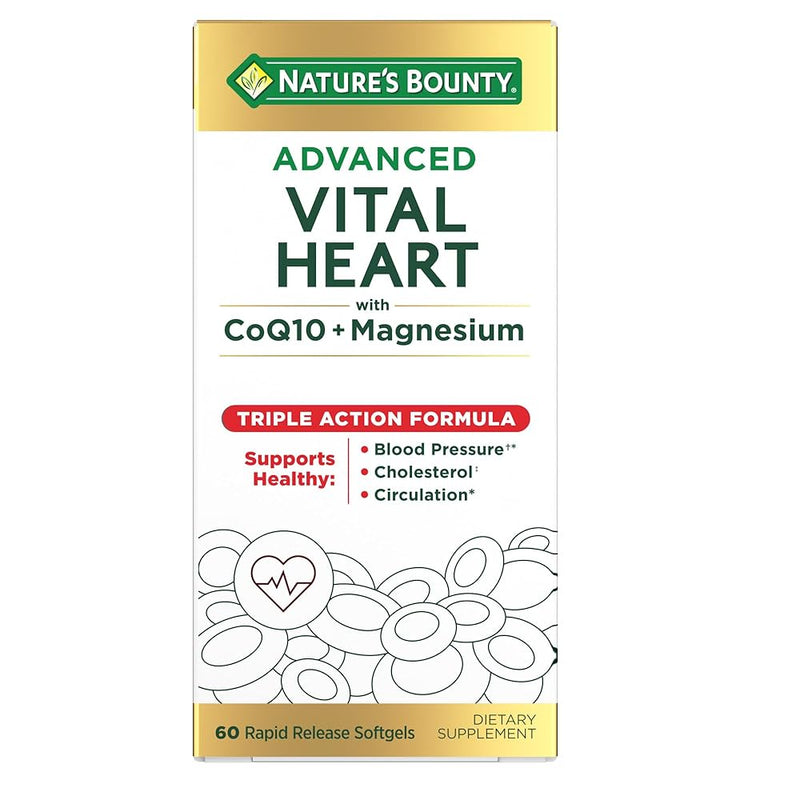 Nature's Bounty Nature's Bounty Advanced Vital Heart -- 60 Rapid Release Softgels Vitamins & Supplements