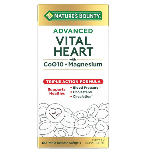 Nature's Bounty Nature's Bounty Advanced Vital Heart -- 60 Rapid Release Softgels Vitamins & Supplements