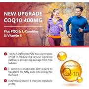 Nature Target CoQ10 + PQQ + L-Carnitine, 400mg, 120 Softgels CoQ10