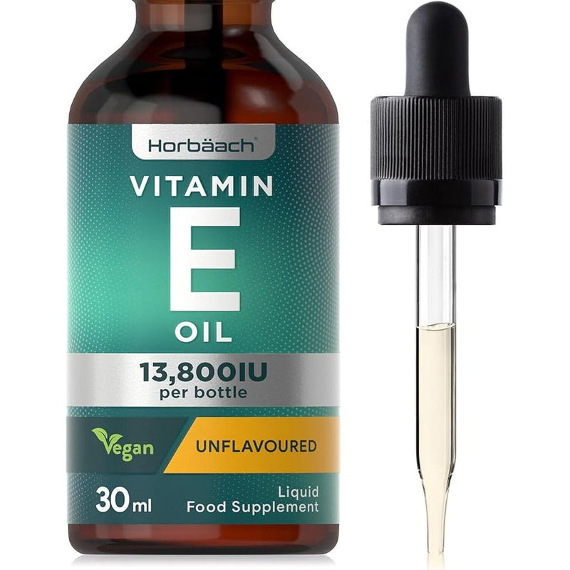 Horbaach Vitamin E Liquid Oral Drops, 30 mL Vitamins & Supplements