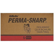 Gillette Gillete Perma-Sharp Double Edge Razor Blades - 20x5 Pack Razor Blades