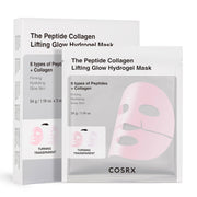 AsiaBeautyMall Cosrx The Peptide Collagen Lifting Glow Hydrogel Mask Face Mask Lavender