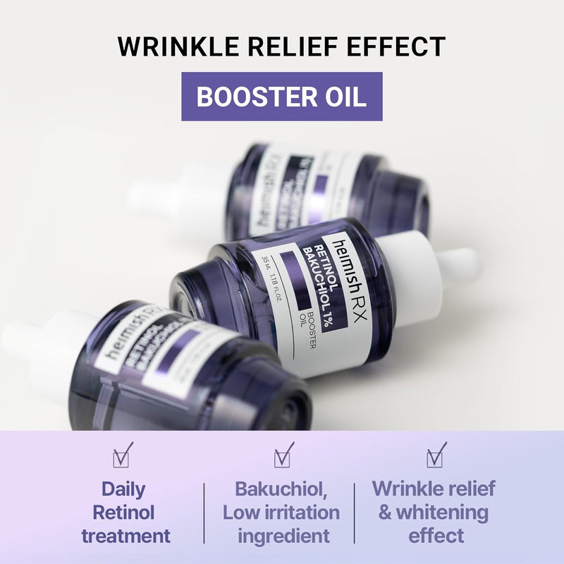 AsiaBeautyMall Heimish RX Retinol Bakuchiol 1% Booster Oil Serum
