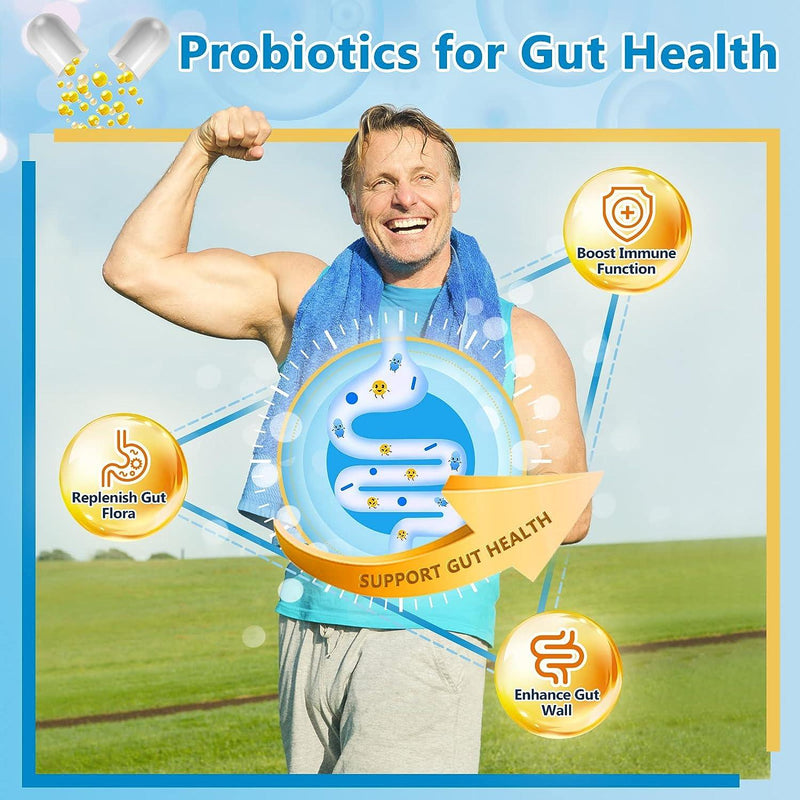 Nature Target 3-in-1 Digestive Health Probiotics, 100 Billion CFUs, 90 Veggie Capsules Probiotic