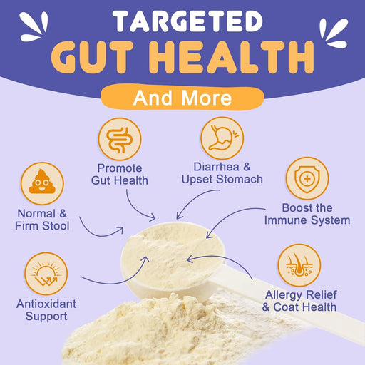 Nature Target 4-in-1 Probiotics for Dogs & Cats, 90 Scoops Pet Vitamins Supplements