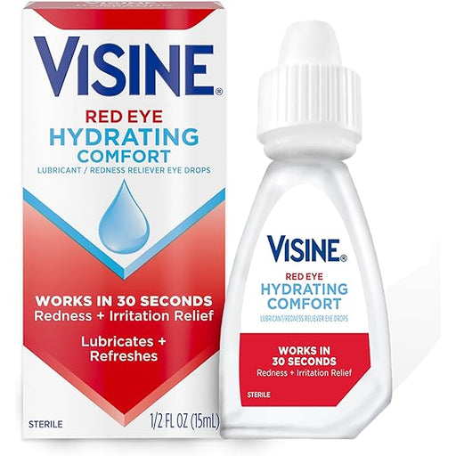 Visine Visine Red Eye Drops, Hydrating Comfort 15ml Eye Drops