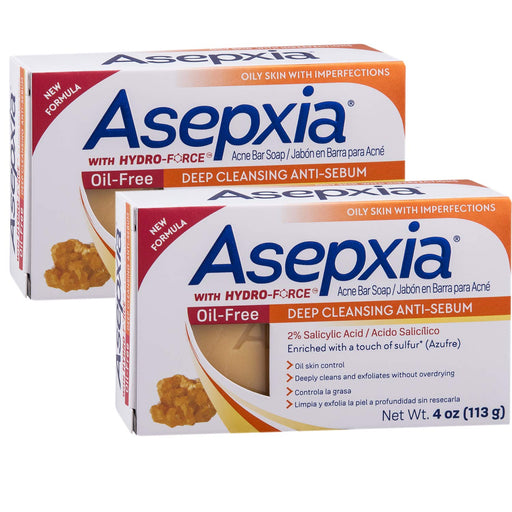 Asepxia Asepxia Oil-Free Deep Cleansing Anti-Sebum Acne Bar Soap 4.0 oz Skin Care