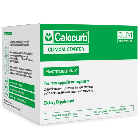 Calocurb Calocurb Clinical Starter GLP-1 Activator (10 x 125mg & 50 x 250mg Capsules) Vitamins & Supplements