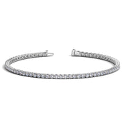 Bids.com Lab Grown Round Diamond Tennis Bracelet in 14k White Gold (2 cctw F/G  VS2/SI1) Bracelets