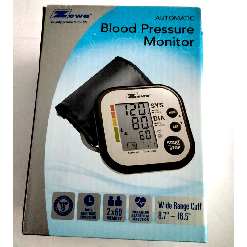 Zewa Zewa Automatic Blood Pressure Monitor, Wide Range Cuff -Model UAM-710 Blood Pressure Monitors