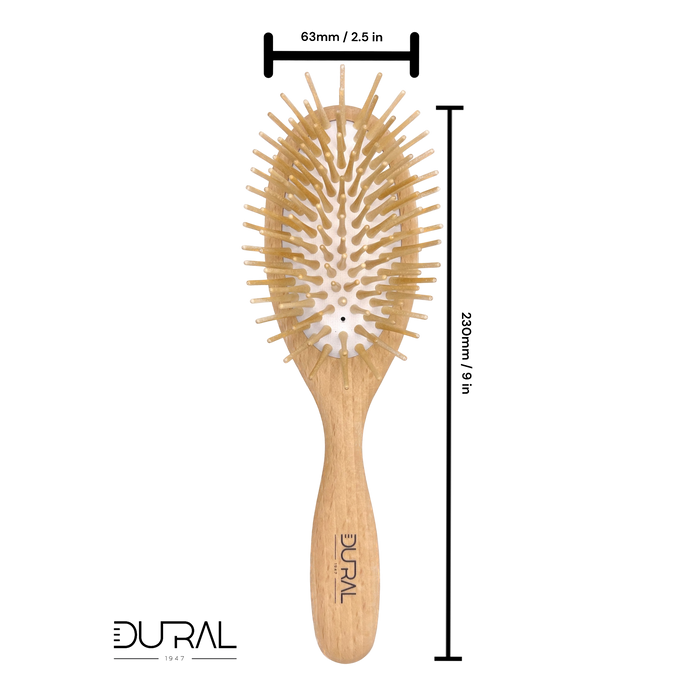 Dural Cushion Brush with Extra Long Wooden Pins