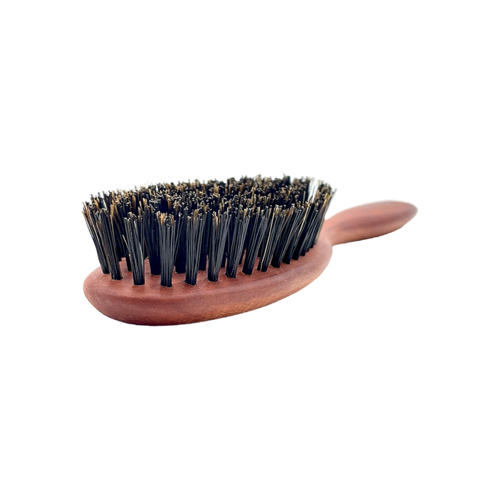 Dural Hair Brush 7 Rows Oiled Pear Wood Pure Wild Boar Bristles