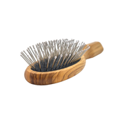 Dural Dural Olive wood hair brush with rubber cushion, steel pins with ball tips Hair Brush