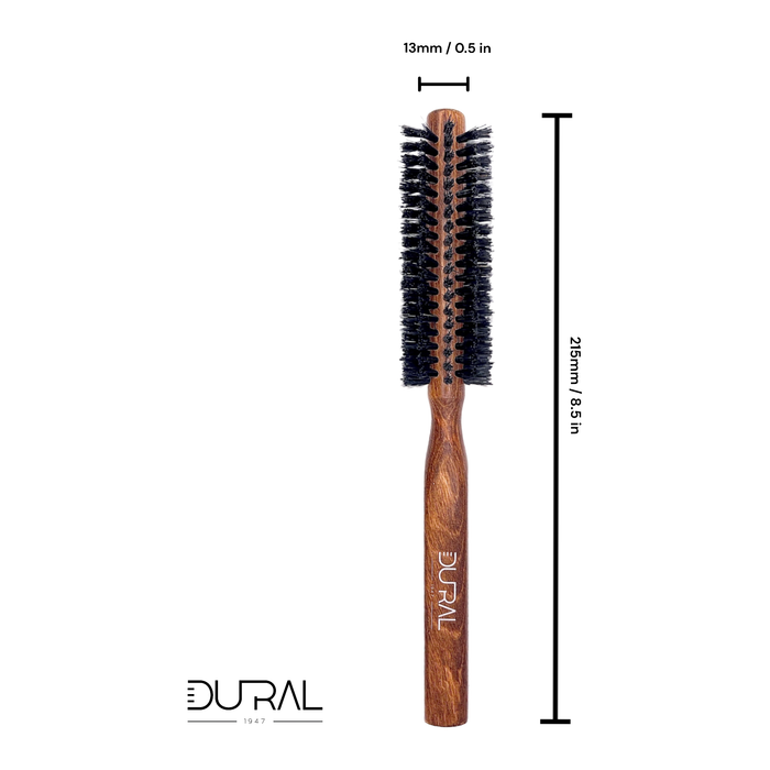 Dural Hair Brush 10 Rows Wood Pure Wild Boar Bristles