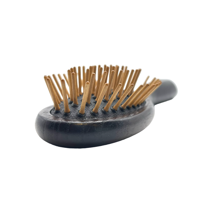 Dural ash wood, rubber cushion Hair Brush with wooden pins