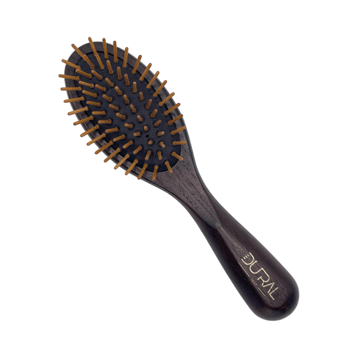 Dural ash wood, rubber cushion Hair Brush with wooden pins