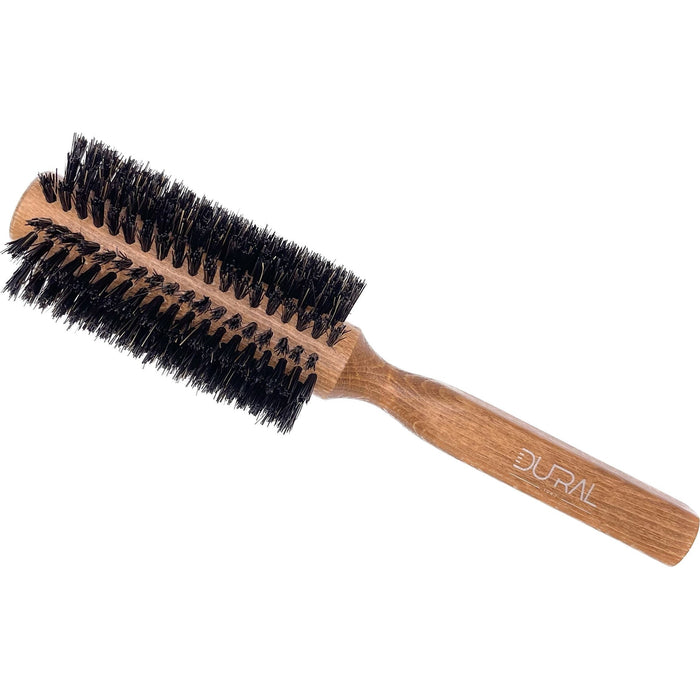 Dural RoundStyler Hair Brush 14 Rows Wood Pure Wild Boar Bristles